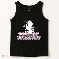 Totally Straight Unicorn Rainbow Pride Tank Top thumb 2