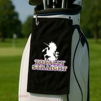 Totally Straight Unicorn Rainbow Pride Golf Towel thumb 2