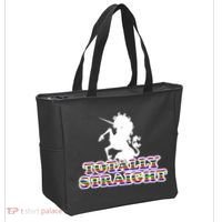 Totally Straight Unicorn Rainbow Pride Tote Bag thumb 2
