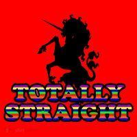Totally Straight Unicorn Rainbow Pride Santa Hat thumb 1