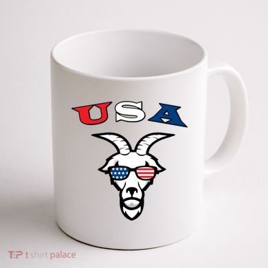 The Original Usa The Goat Coffee Mug back