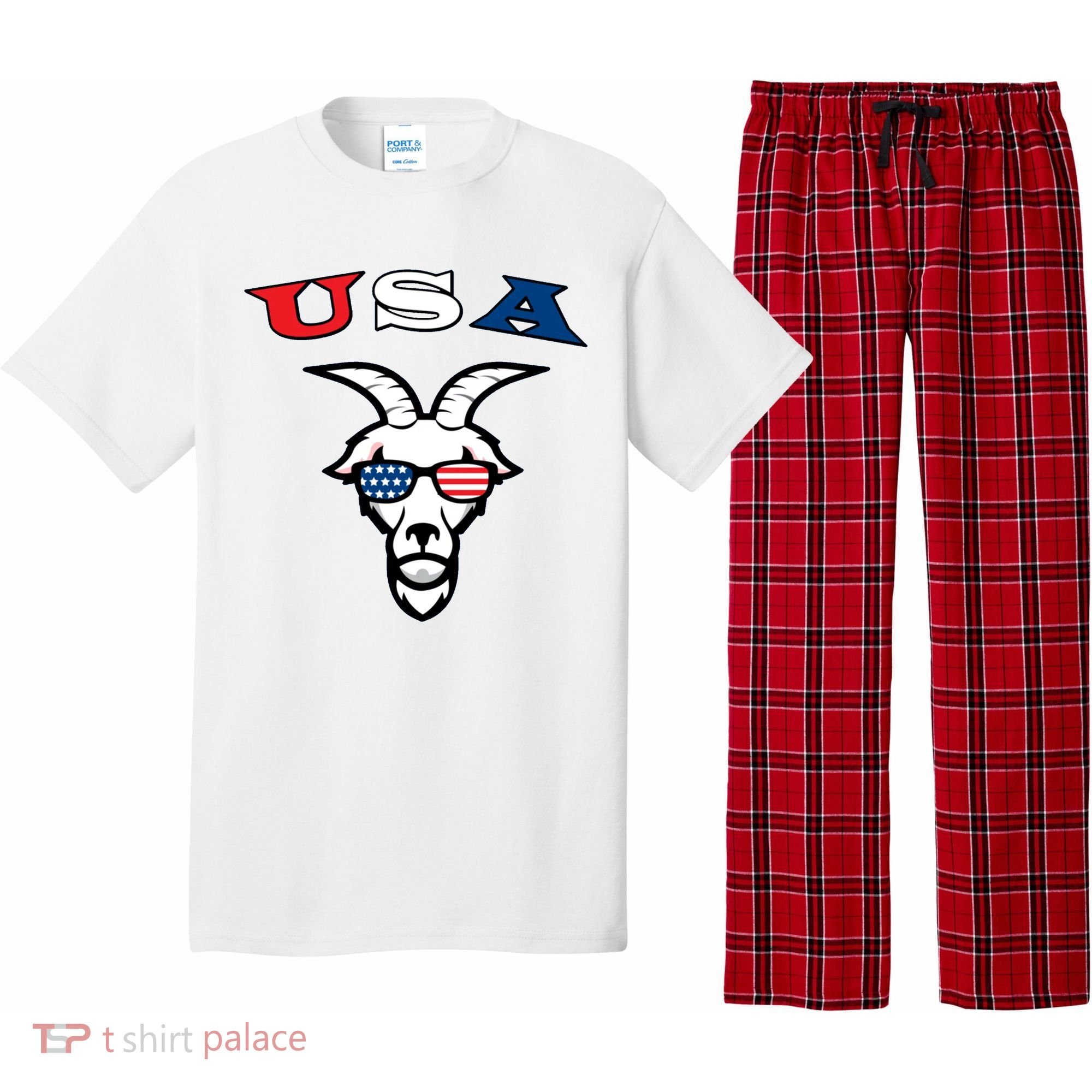 The Original Usa The Goat Pajama Set