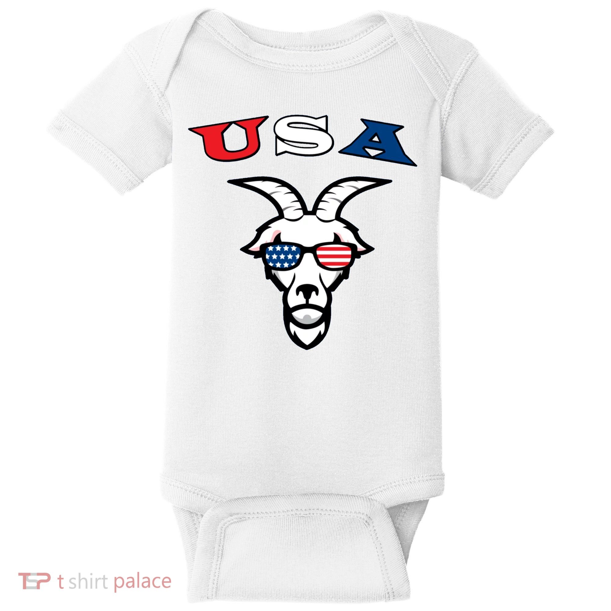 The Original Usa The Goat Baby Bodysuit