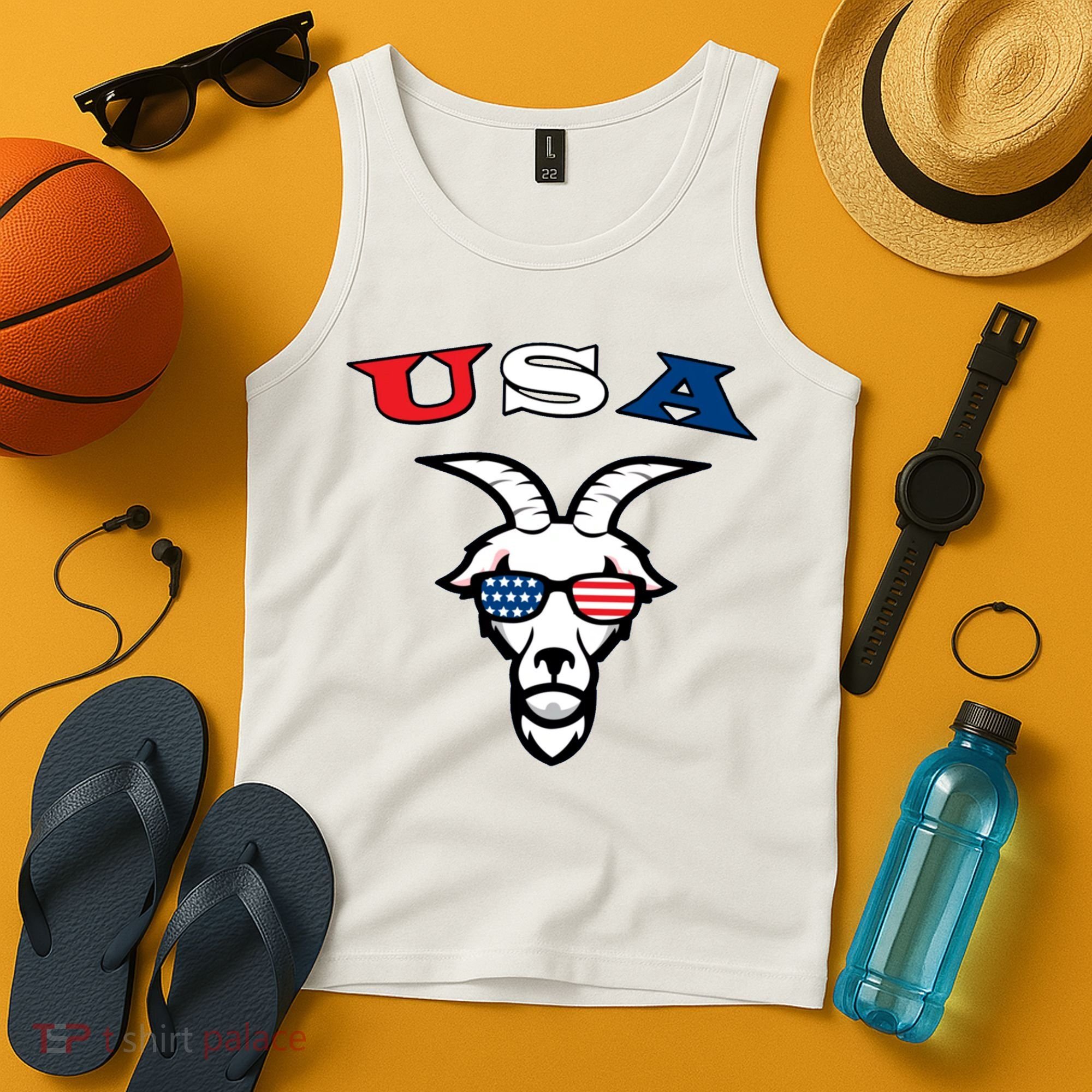 The Original Usa The Goat Tank Top