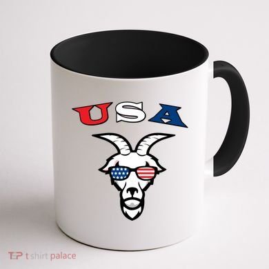The Original Usa The Goat Gift Coffee Mug back