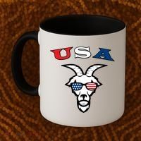 The Original Usa The Goat Gift Coffee Mug thumb 2