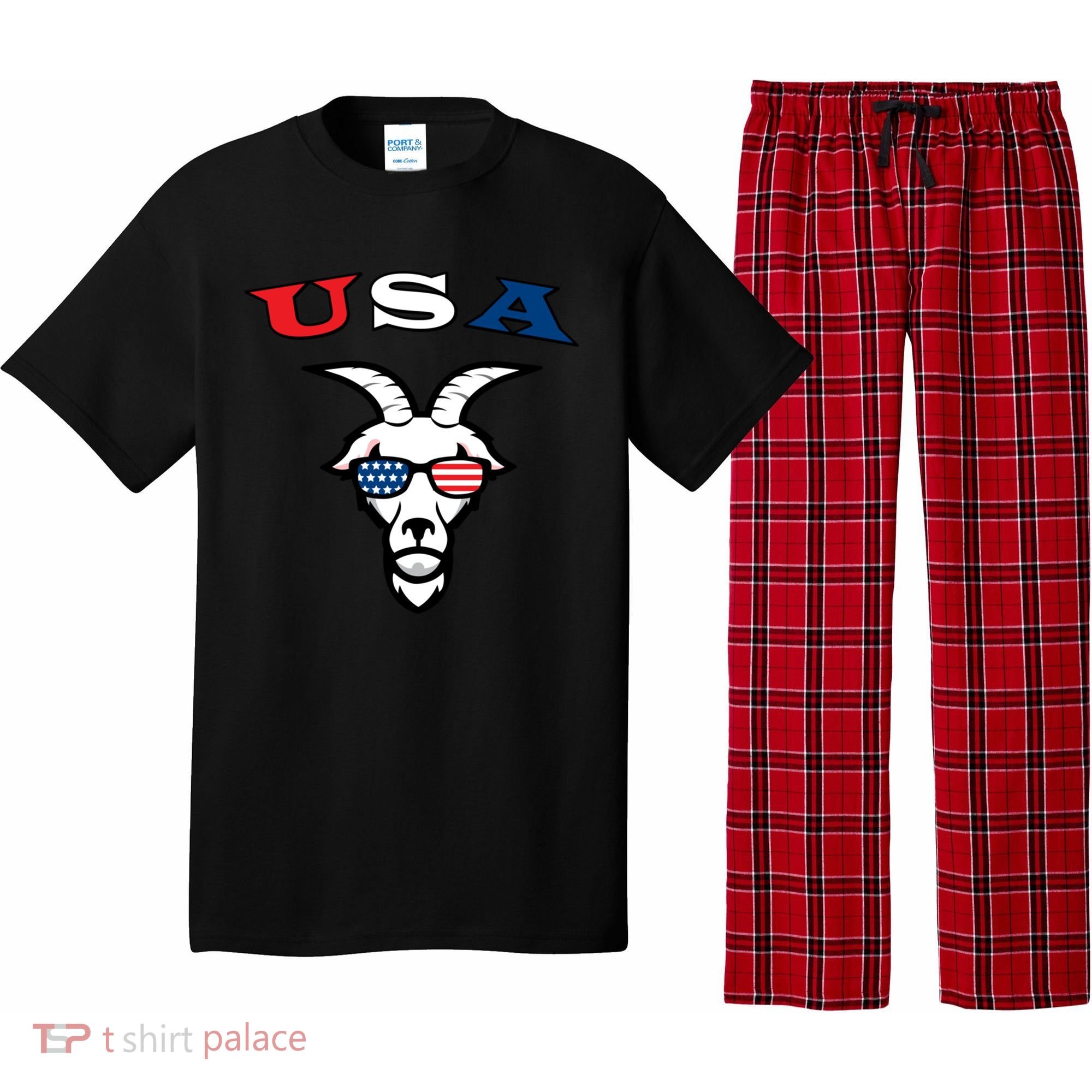 The Original Usa The Goat Gift Pajama Set
