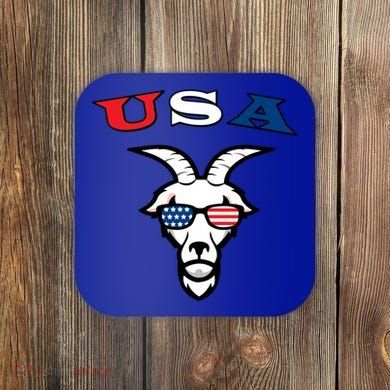 The Original Usa The Goat Gift Coaster