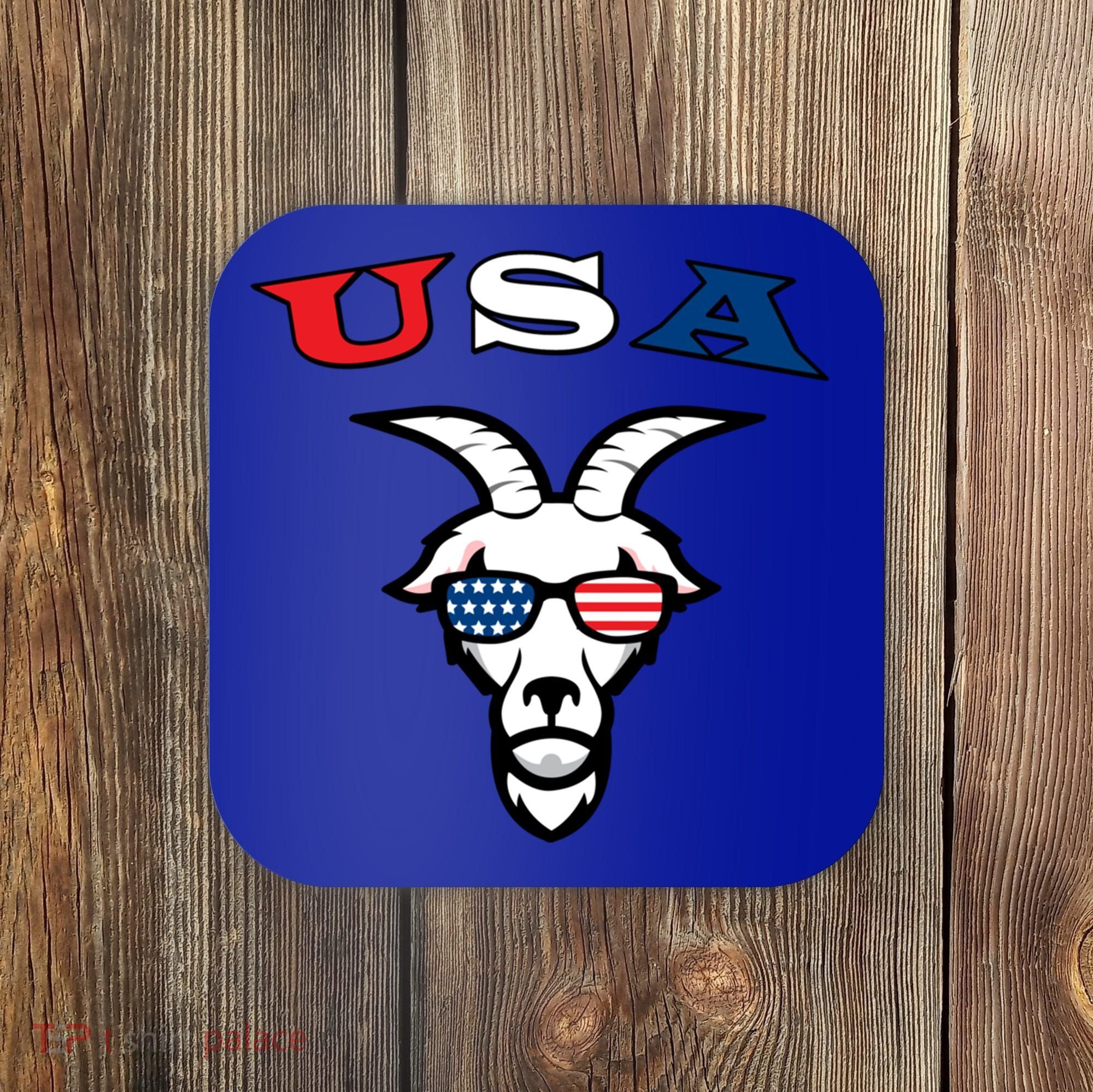 The Original Usa The Goat Gift Coaster