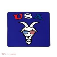 The Original Usa The Goat Gift Mousepad thumb 0