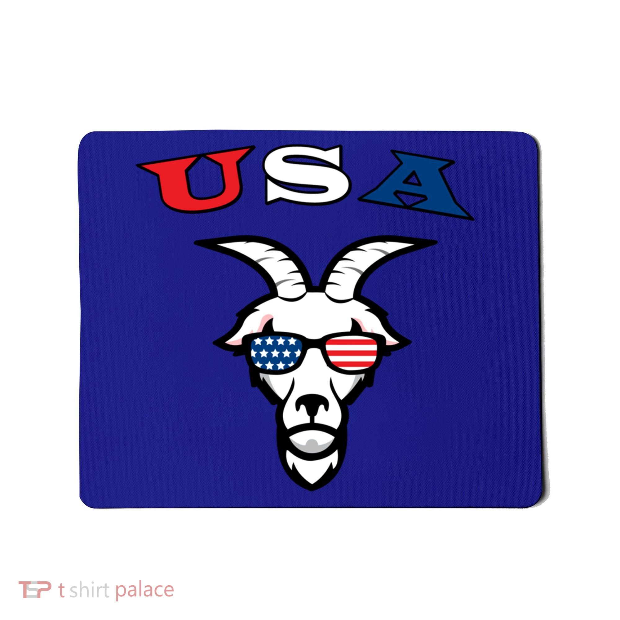 The Original Usa The Goat Gift Mousepad