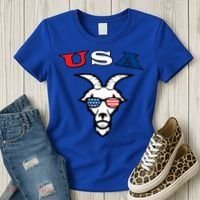 The Original Usa The Goat Gift Women's T-Shirt thumb 3