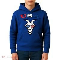 The Original Usa The Goat Gift Kids Hoodie thumb 4
