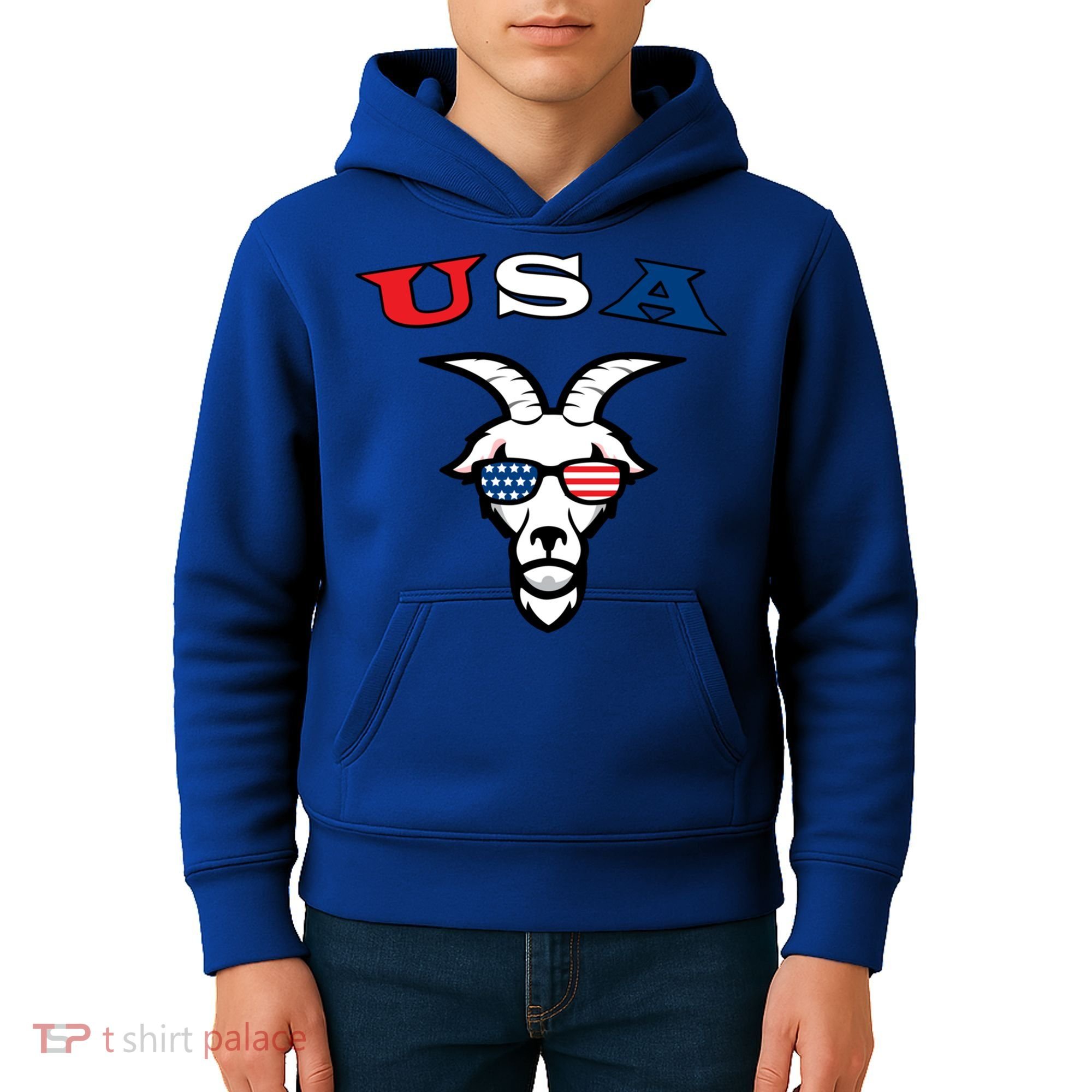 The Original Usa The Goat Gift Kids Hoodie
