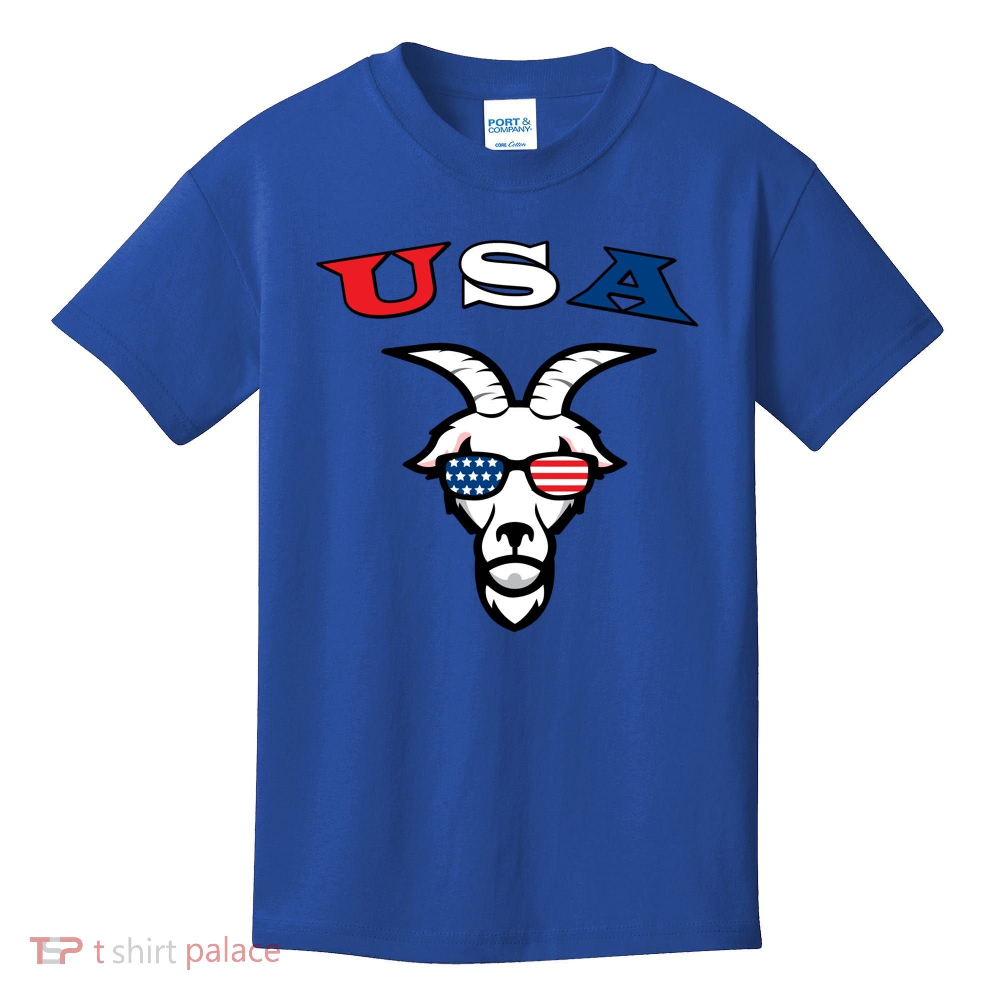 The Original Usa The Goat Gift Kids T-Shirt