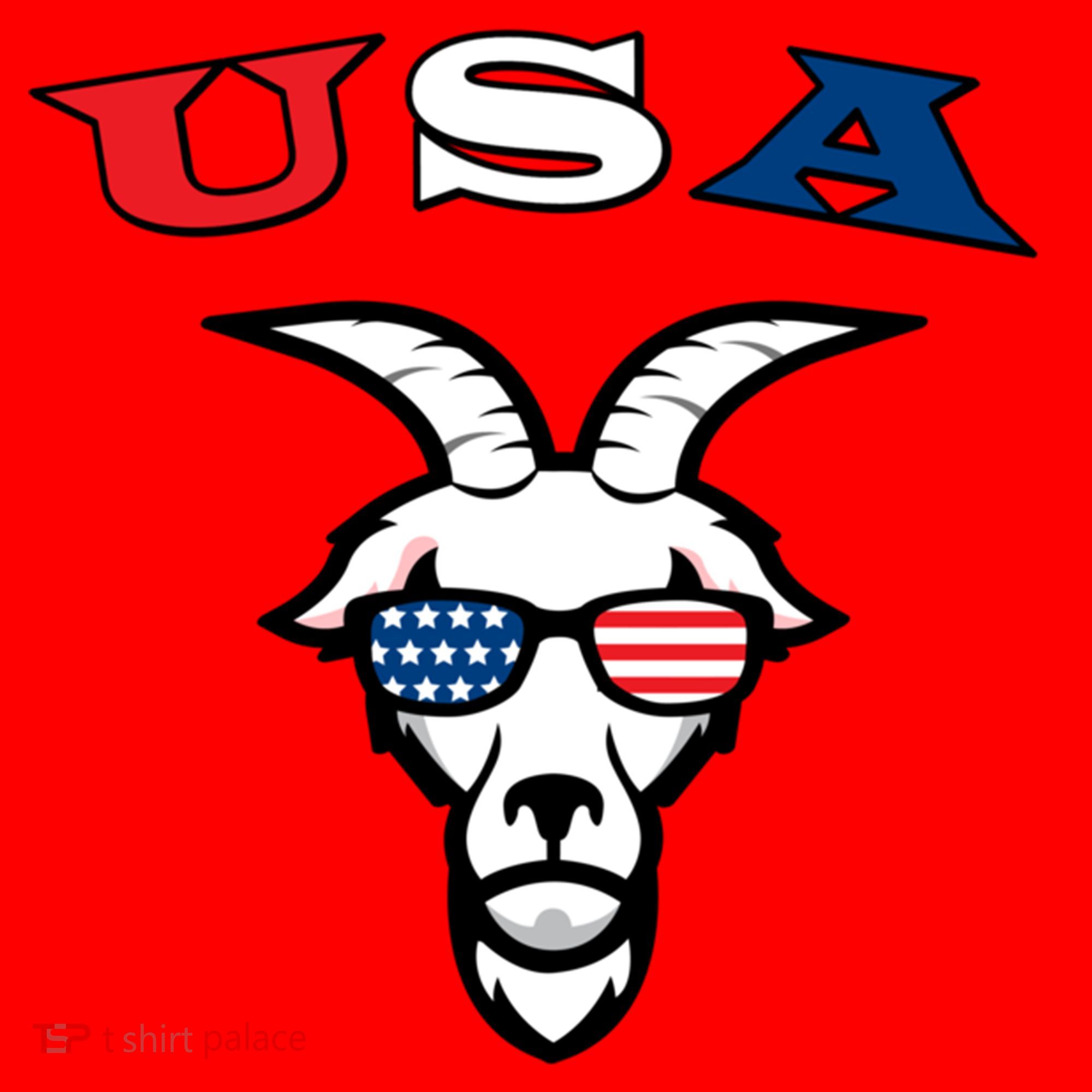 The Original Usa The Goat Gift Santa Hat