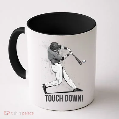 Touch Down Baseball Home Run Coffee Mug