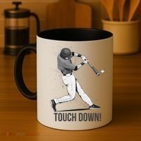 Touch Down Baseball Home Run Coffee Mug thumb 4