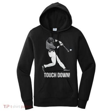 Touch Down Baseball Home Run Women's Hoodie
