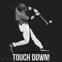 Touch Down Baseball Home Run Hat thumb 2