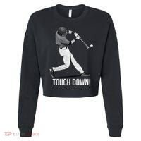 Touch Down Baseball Home Run Cropped Pullover Crew thumb 0