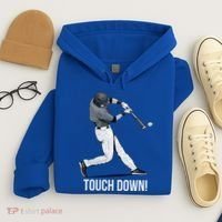 Touch Down Baseball Home Run Hoodie thumb 4