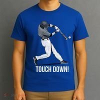 Touch Down Baseball Home Run T-Shirt thumb 3