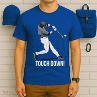 Touch Down Baseball Home Run T-Shirt thumb 6