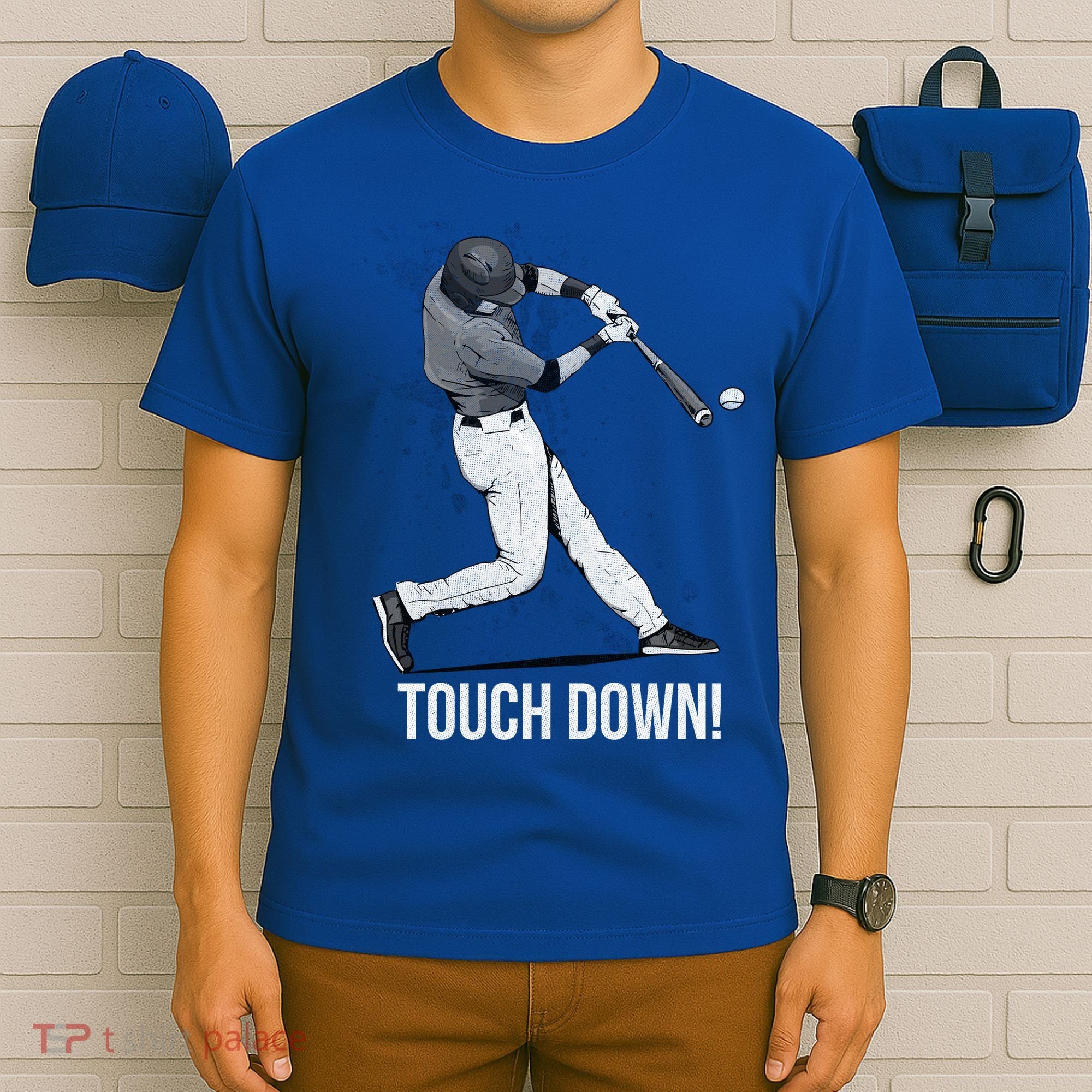 Touch Down Baseball Home Run T-Shirt