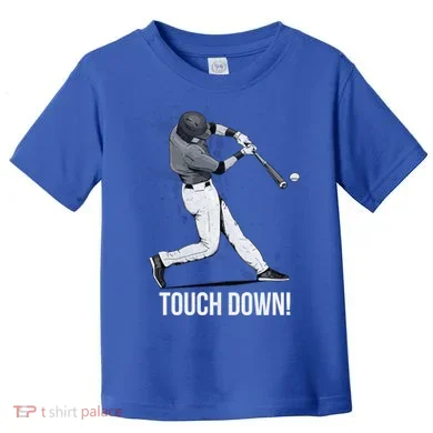 Touch Down Baseball Home Run Toddler T-Shirt