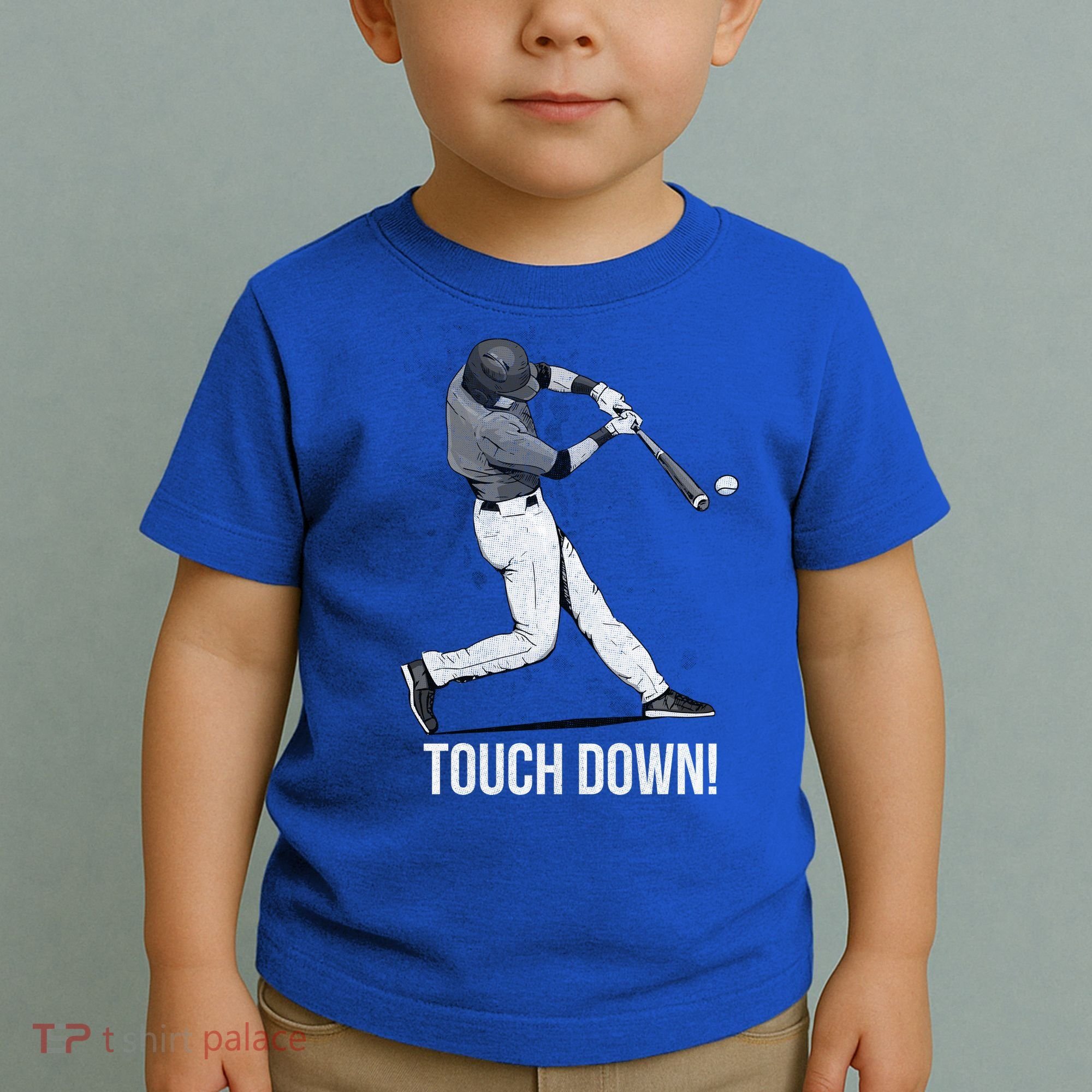 Touch Down Baseball Home Run Toddler T-Shirt