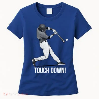 Touch Down Baseball Home Run Women's T-Shirt