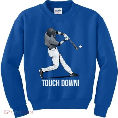 Touch Down Baseball Home Run Kids Sweatshirt
