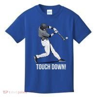 Touch Down Baseball Home Run Kids T-Shirt thumb 0