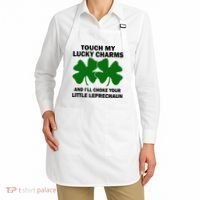 Touch My Lucky Charms And I'll Choke Your Leprechaun Apron thumb 2