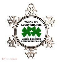 Touch My Lucky Charms And I'll Choke Your Leprechaun Ornament thumb 0