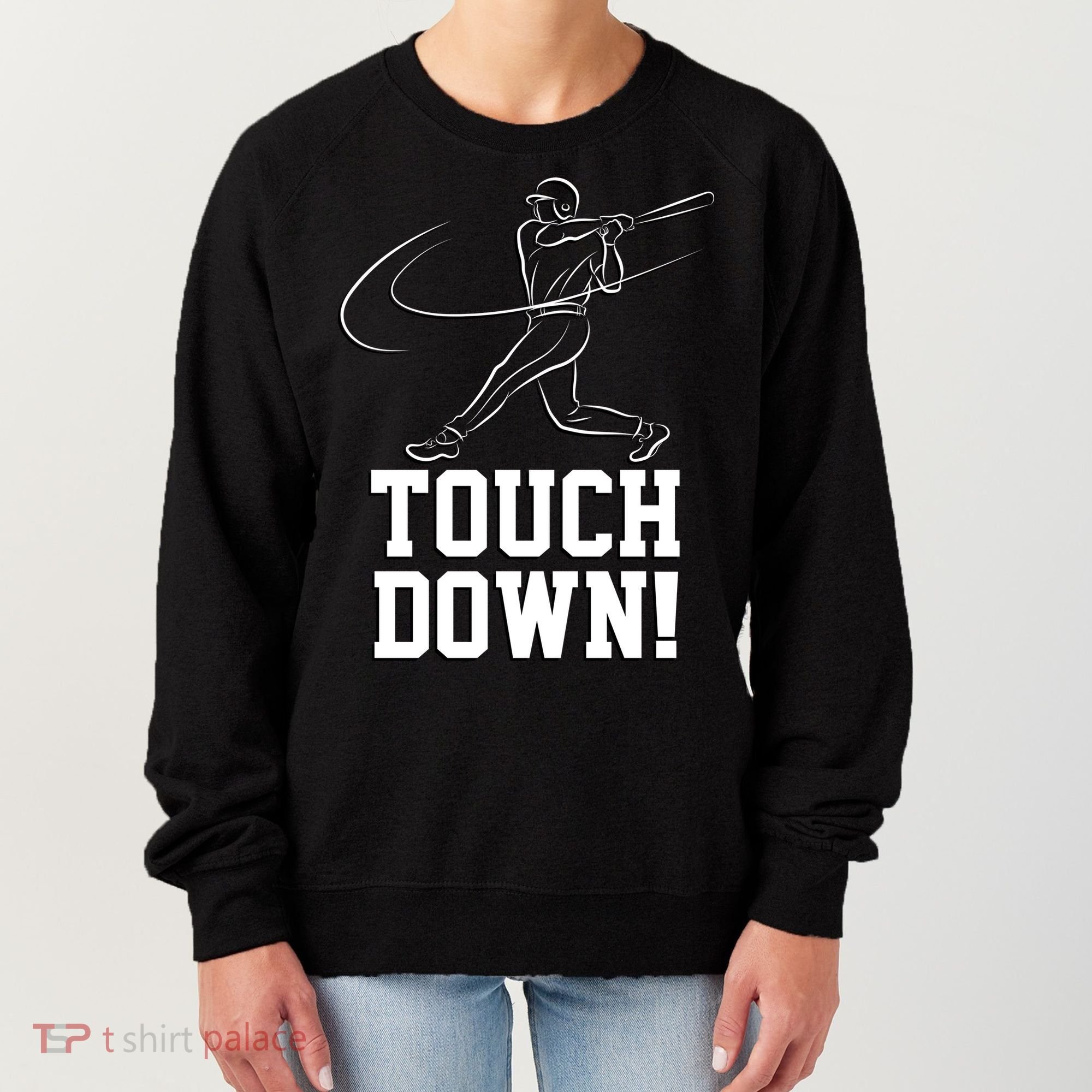 Touchdown Baseball Home-run  Women's Sweatshirt