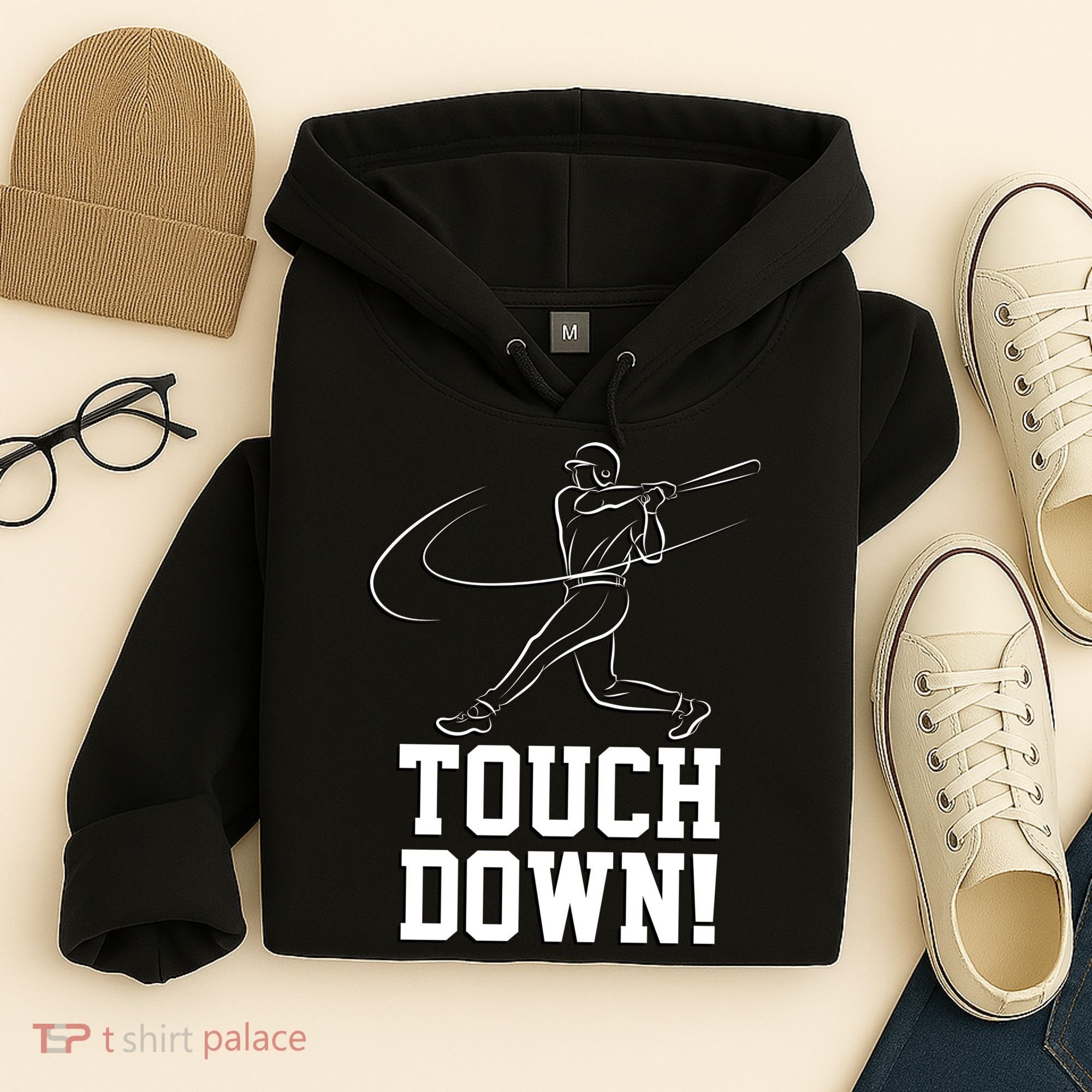 Touchdown Baseball Home-run  Hoodie