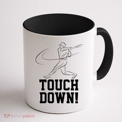 Touchdown Baseball Home-run  Coffee Mug back