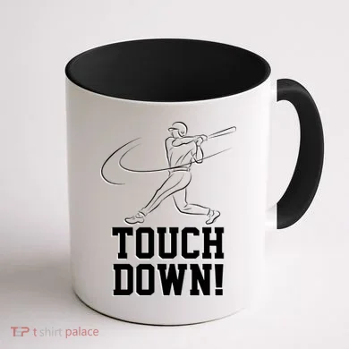 Touchdown Baseball Home-run  Coffee Mug back