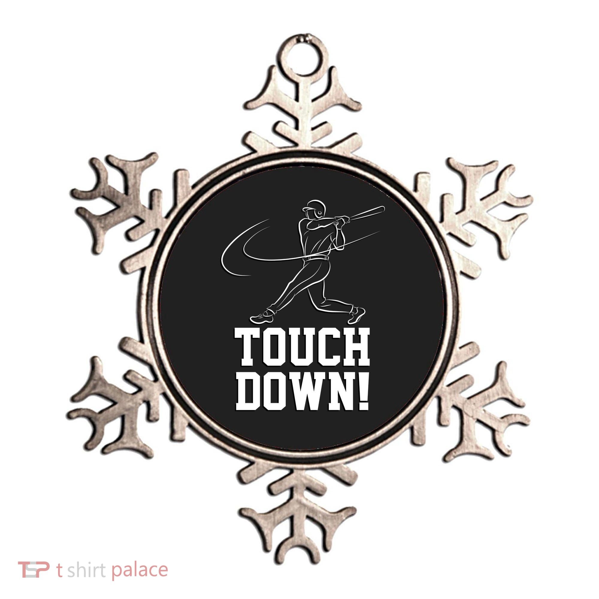 Touchdown Baseball Home-run  Ornament