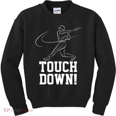 Touchdown Baseball Home-run  Kids Sweatshirt