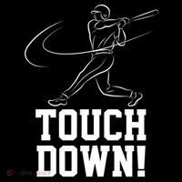 Touchdown Baseball Home-run  Kids Hoodie thumb 5