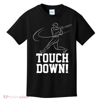Touchdown Baseball Home-run  Kids T-Shirt