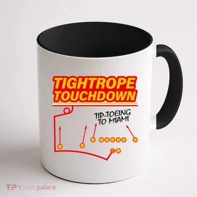 Touchdown Tightrope Coffee Mug back