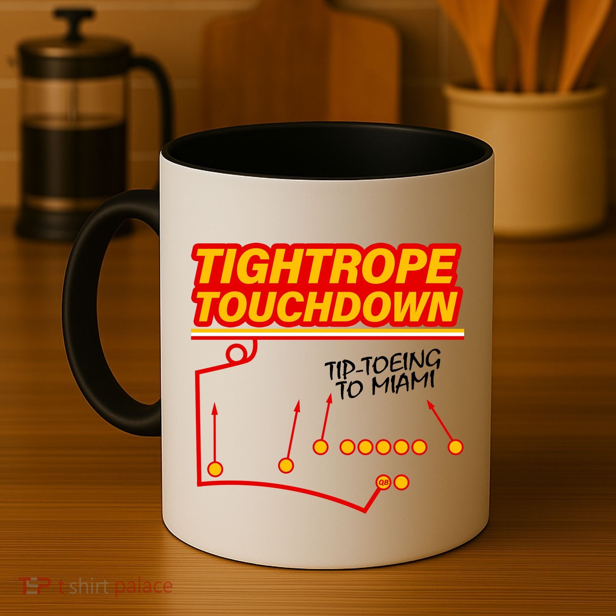 Touchdown Tightrope Coffee Mug