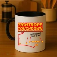 Touchdown Tightrope Coffee Mug thumb 4