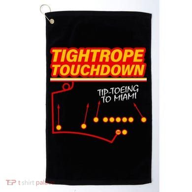 Touchdown Tightrope Golf Towel
