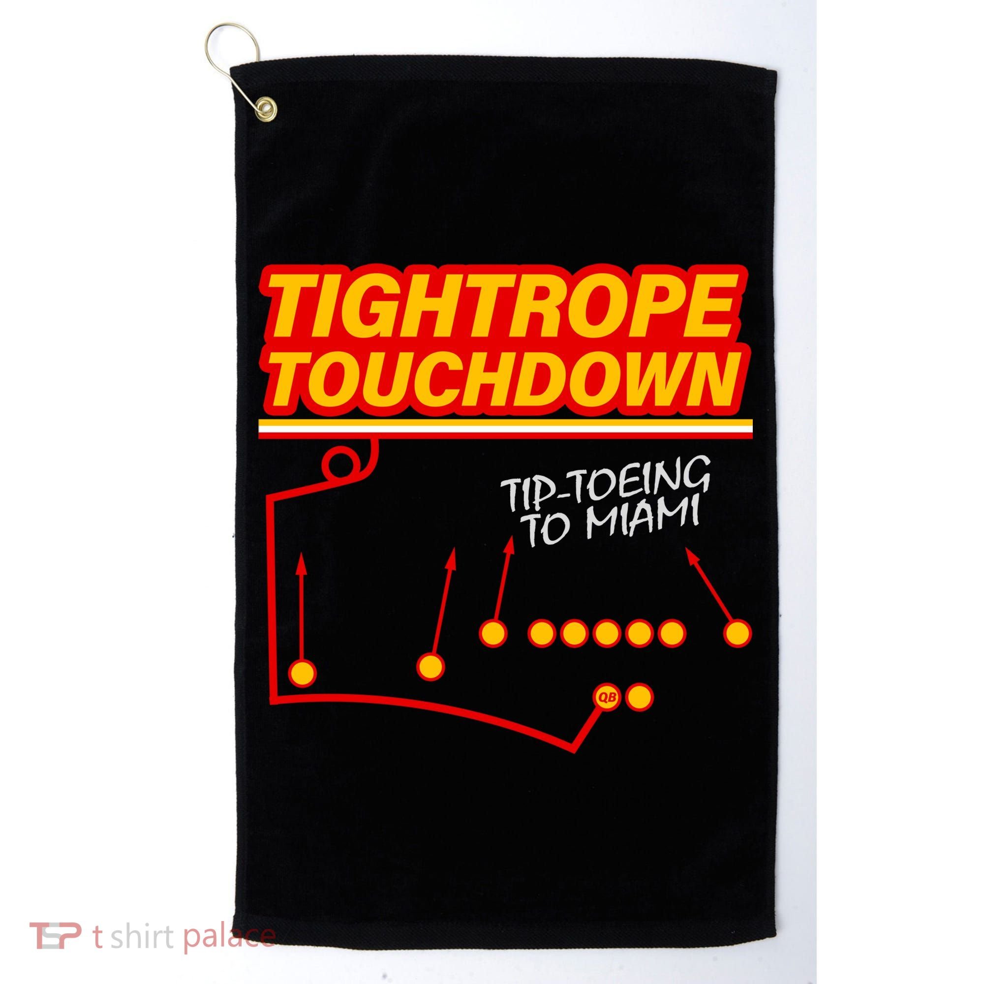 Touchdown Tightrope Golf Towel