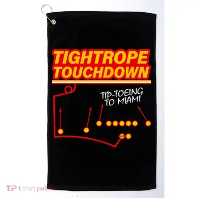 Touchdown Tightrope Golf Towel